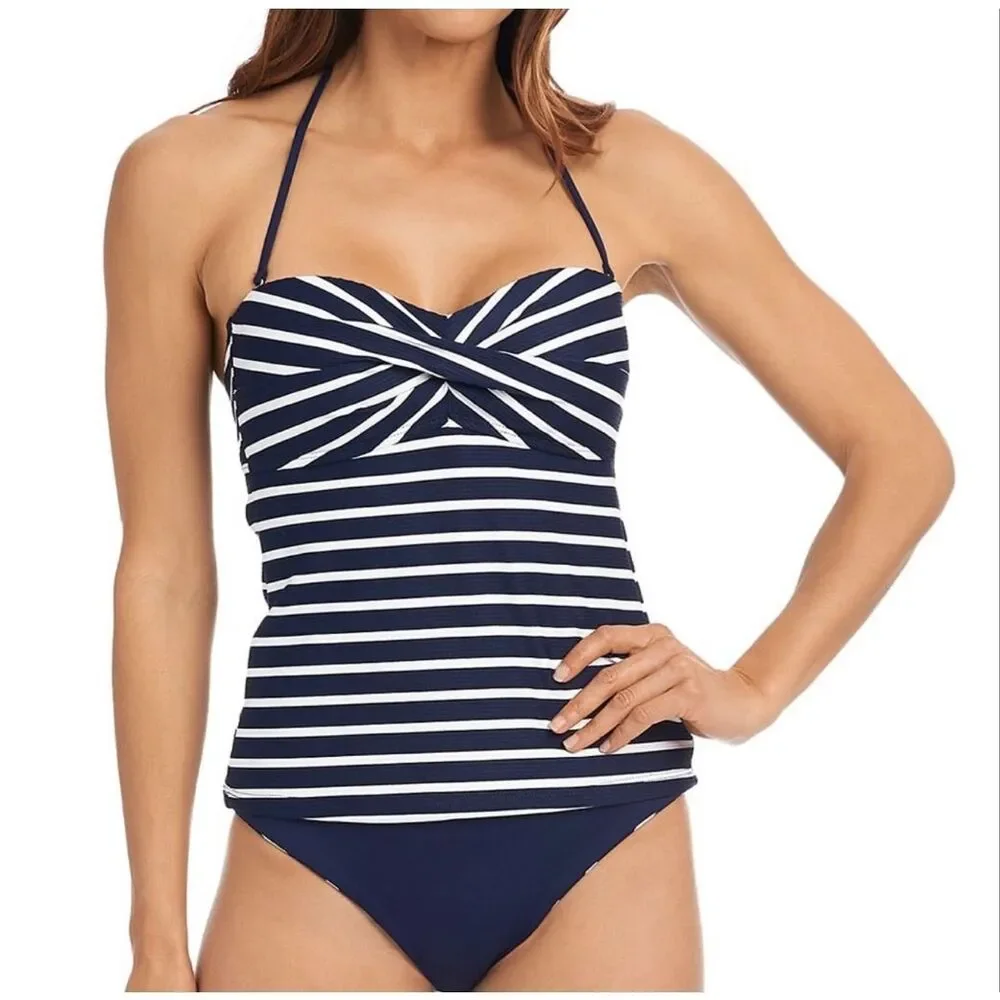 La Blanca Capri Twist Bandini Swimsuit